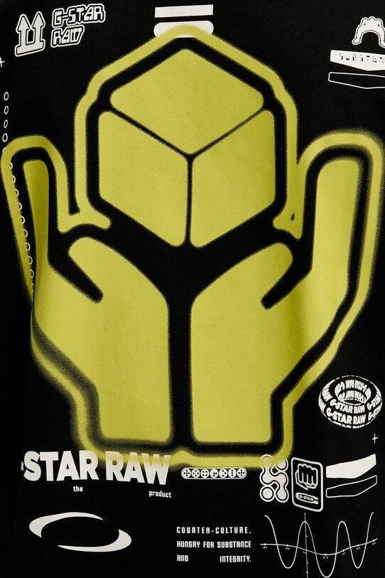 t-shirt bawełniany czarny D26046.C336