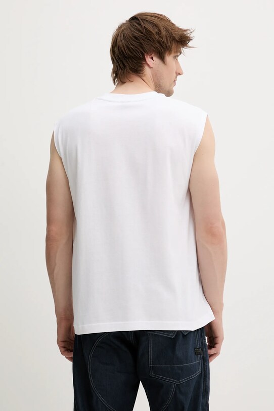 Odzież G-Star t-shirt bawełniany D26028.C336 biały