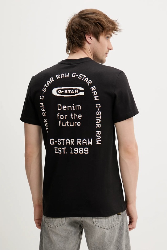 Îmbrăcăminte G-Star tricou din bumbac D26047.C336 negru