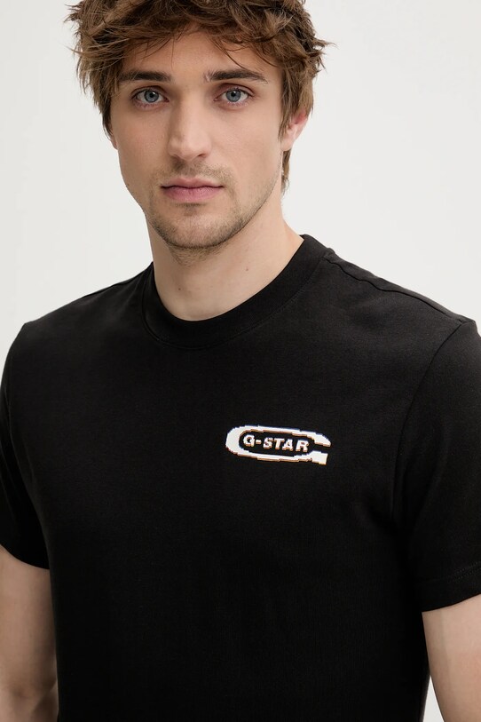 G-Star tricou din bumbac negru D26047.C336