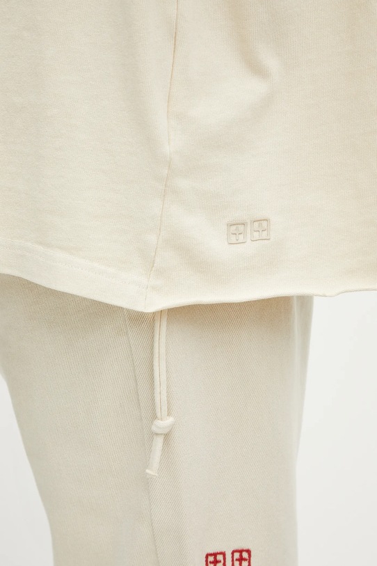Хлопковая футболка KSUBI sott ekcess MPS24TE040 бежевый