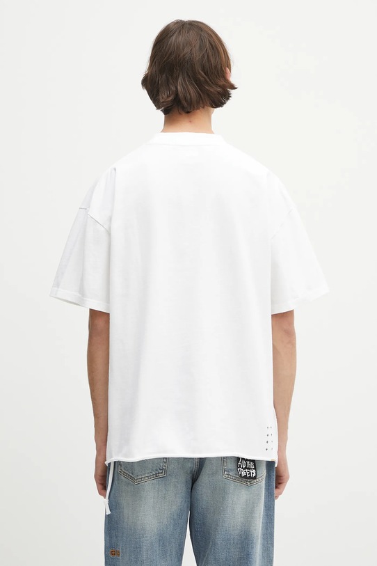 Ρούχα Βαμβακερό μπλουζάκι KSUBI stamp ekcess pocket MSP25TE039 λευκό