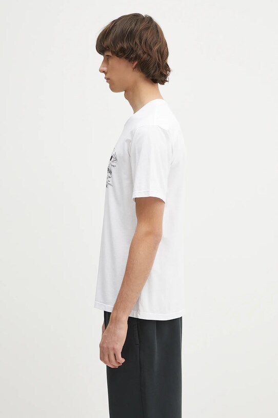 MM6 Maison Margiela tricou din bumbac SH2GC0024.M20108.100 alb SS25