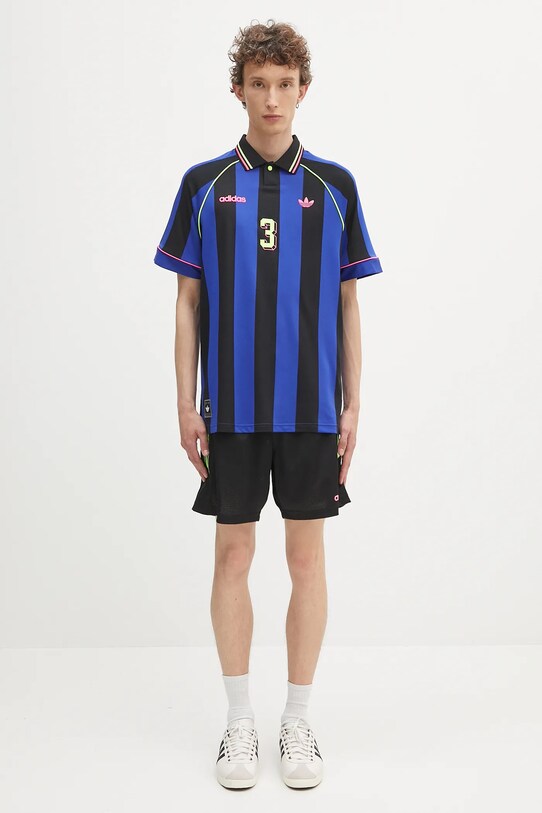 adidas Originals polo Jcquard Jersey KD2307 niebieski