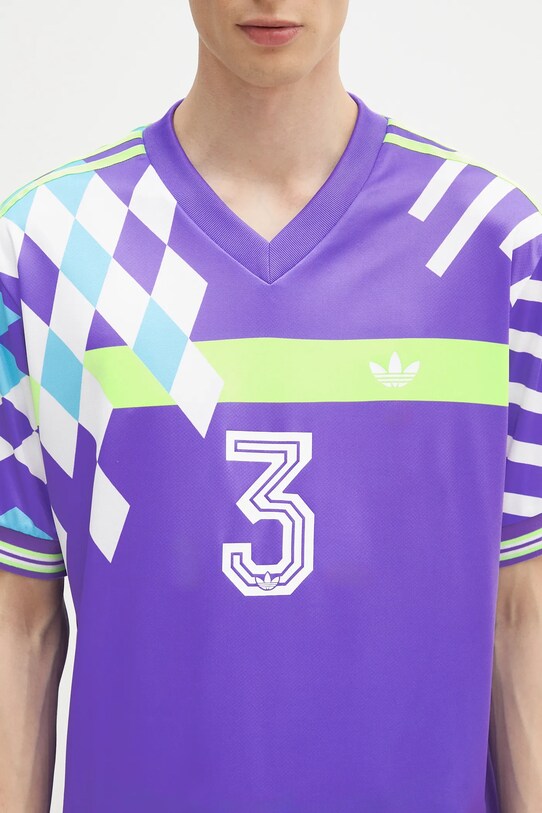 adidas Originals t-shirt Nuwave90Sjersey fioletowy KD4867