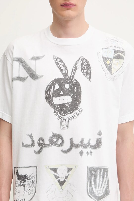 Бавовняна футболка NEIGHBORHOOD NH . TEE SS-17 білий 251PCNH.ST17