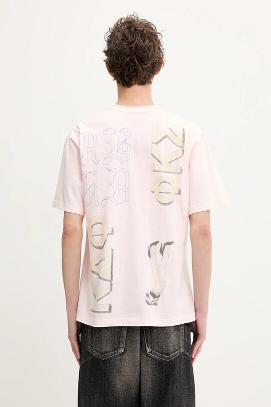 Одежда Хлопковая футболка NEIGHBORHOOD NH . TEE SS-17 251PCNH.ST17 розовый