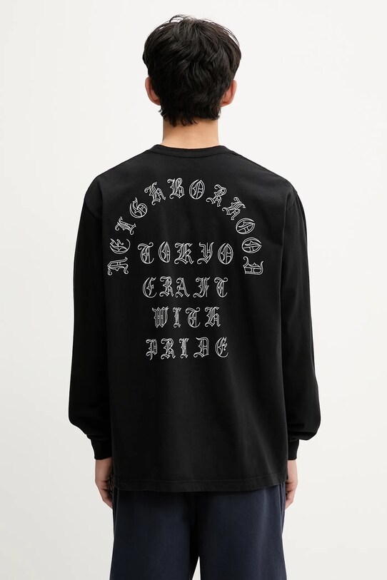 Odzież NEIGHBORHOOD longsleeve bawełniany NH . TEE LS-5 251PCNH.LT05 czarny