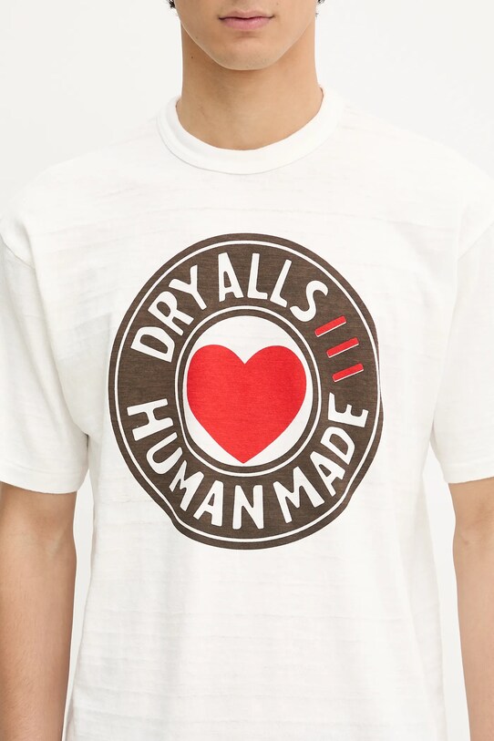 Human Made t-shirt bawełniany biały HM29TE003