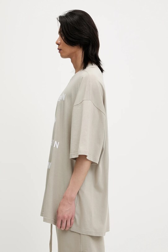 Pamučna majica Rick Owens DRKSHDW Knitted - Tommy T 221675 CM01E1675.CHJG bež SS25