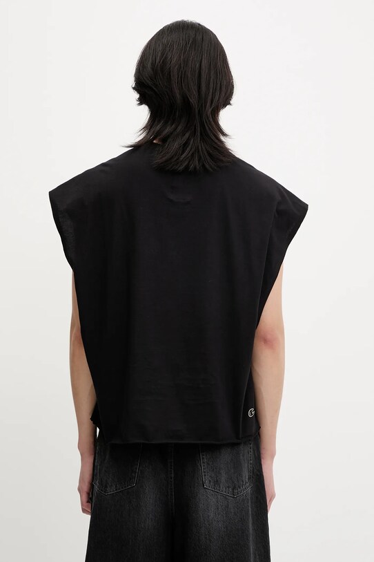 Одяг Бавовняна футболка Rick Owens DRKSHDW Knitted - Micro Tatlin T 221668 CM01E1668.CHJG чорний