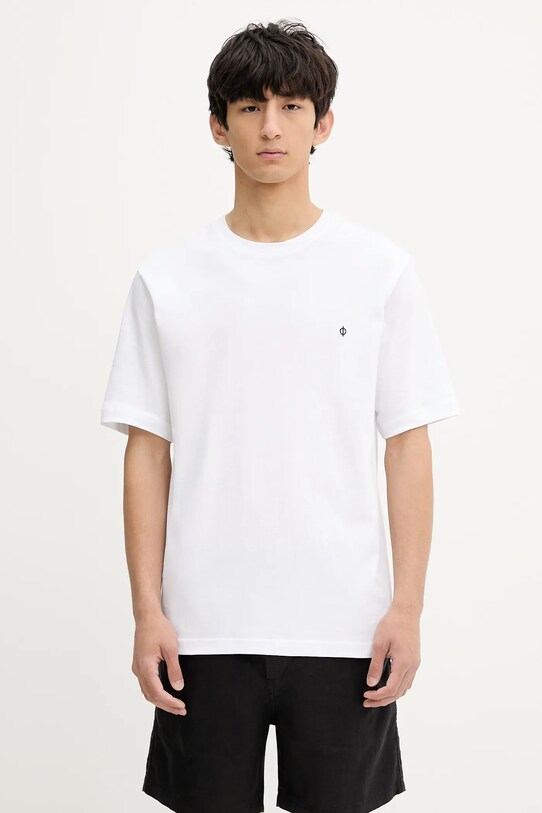 Samsoe Samsoe t-shirt in cotone SAOTTO regolare bianco M25200076