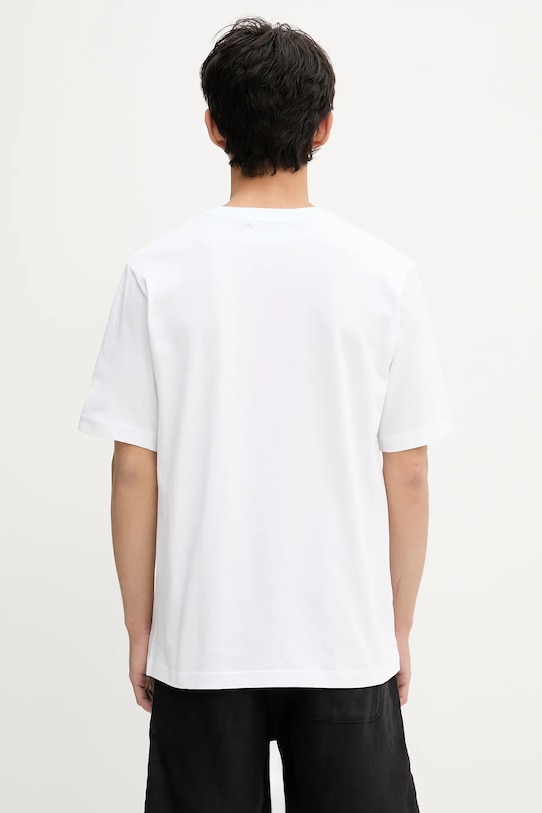 Odzież Samsoe Samsoe t-shirt bawełniany SAOTTO M25200076 biały