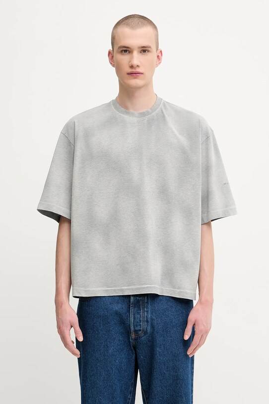 Bavlněné tričko 1017 ALYX 9SM Oversized garment dye relaxed šedá AAMTS0477FA01