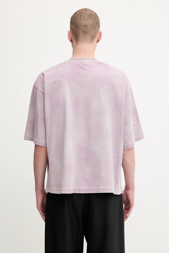 Odzież 1017 ALYX 9SM t-shirt bawełniany Oversized garment dye AAMTS0477FA01 fioletowy