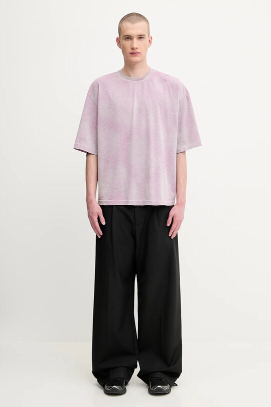 1017 ALYX 9SM t-shirt bawełniany Oversized garment dye AAMTS0477FA01 fioletowy