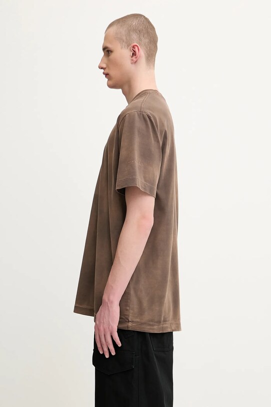 1017 ALYX 9SM t-shirt bawełniany Garment dye AAMTS0480FA01 brązowy SS25