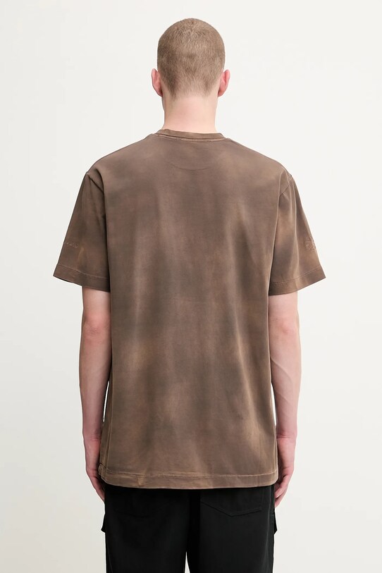 Odzież 1017 ALYX 9SM t-shirt bawełniany Garment dye AAMTS0480FA01 brązowy