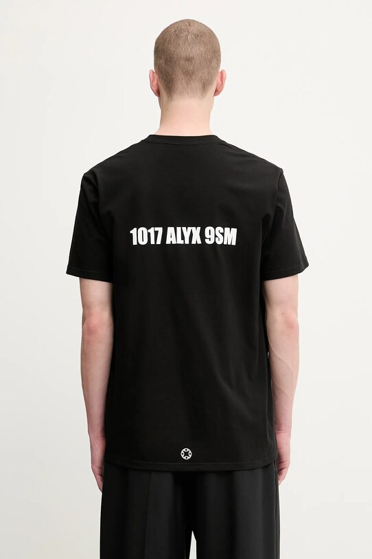 Odzież 1017 ALYX 9SM t-shirt bawełniany Mirror AAMTS0507FA01 czarny