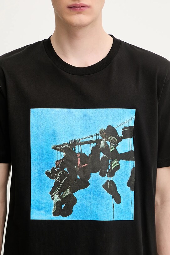 Памучна тениска 1017 ALYX 9SM Sneaker print черен AAMTS0514FA01