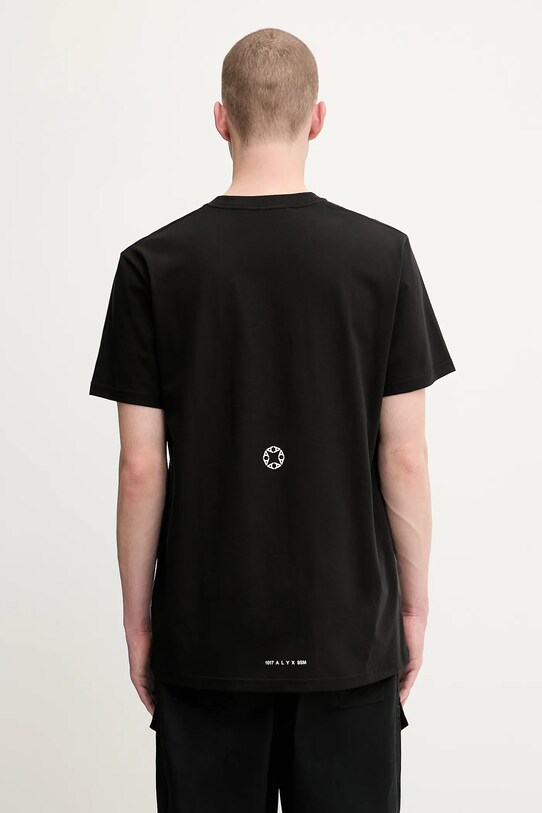 Odzież 1017 ALYX 9SM t-shirt bawełniany Circle a centre back AAMTS0515FA01 czarny