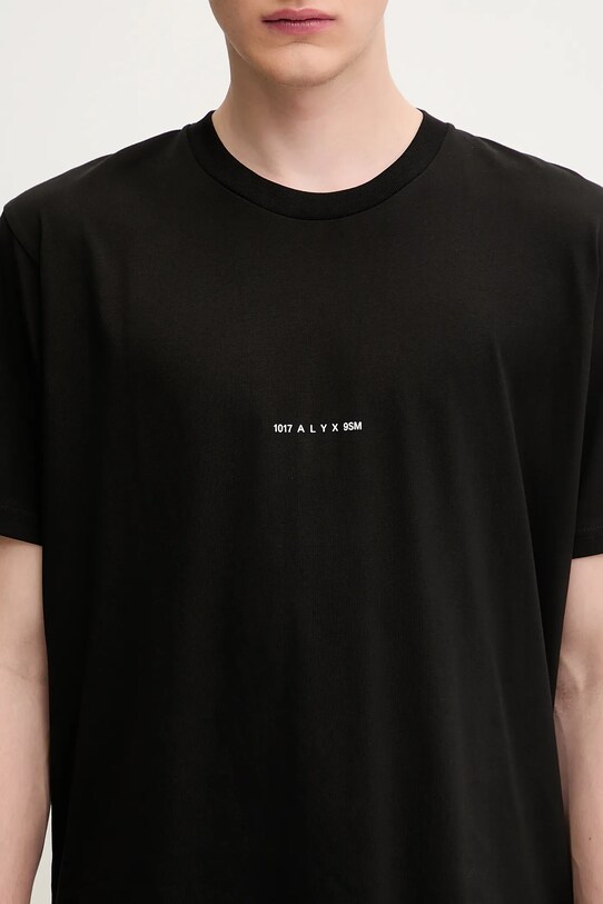 1017 ALYX 9SM t-shirt bawełniany Circle a centre back czarny AAMTS0515FA01