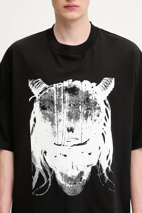 1017 ALYX 9SM cotton t-shirt Skull oversized black AAMTS0516FA01