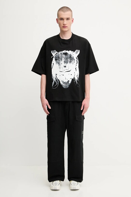 1017 ALYX 9SM cotton t-shirt Skull oversized AAMTS0516FA01 black