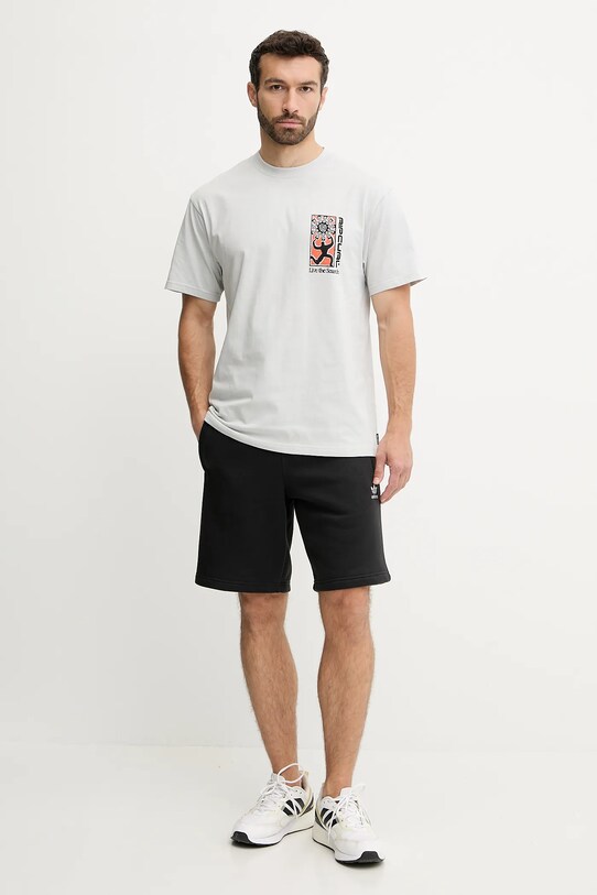 Rip Curl t-shirt bawełniany 0OBMTE szary SS25