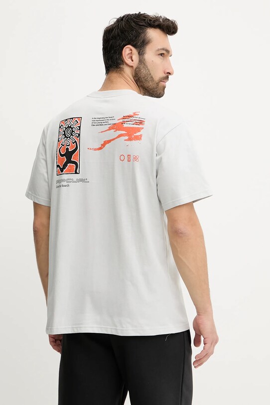 Odzież Rip Curl t-shirt bawełniany 0OBMTE szary