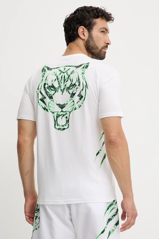 PLEIN SPORT tricou print alb PS25MTS05