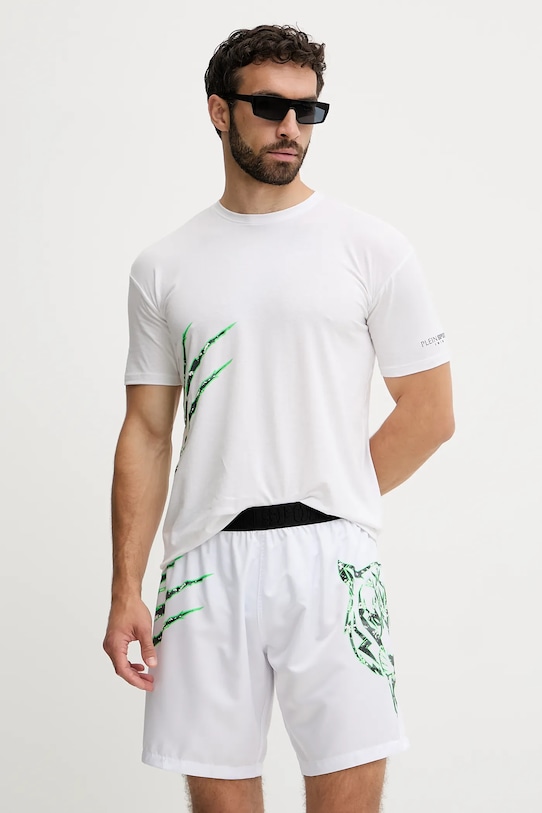 PLEIN SPORT tricou alb PS25MTS05