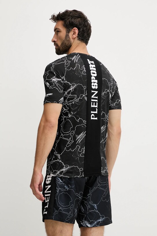 Odzież PLEIN SPORT t-shirt bawełniany PS25MTS06 czarny