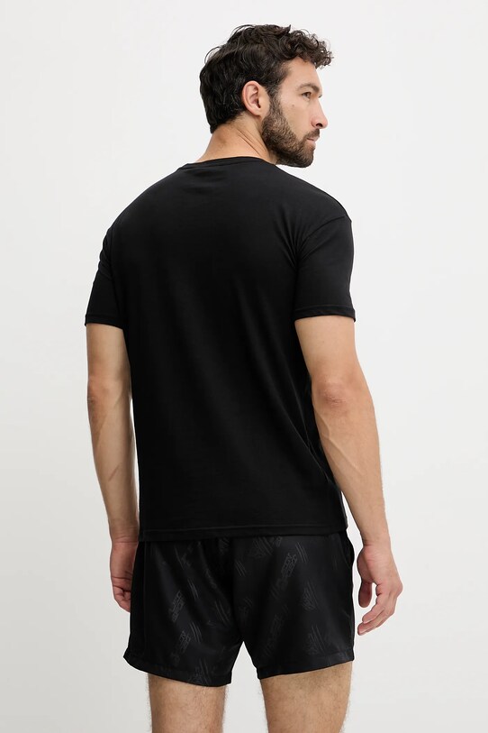 PLEIN SPORT t-shirt bawełniany PS25MTS09 czarny SS25