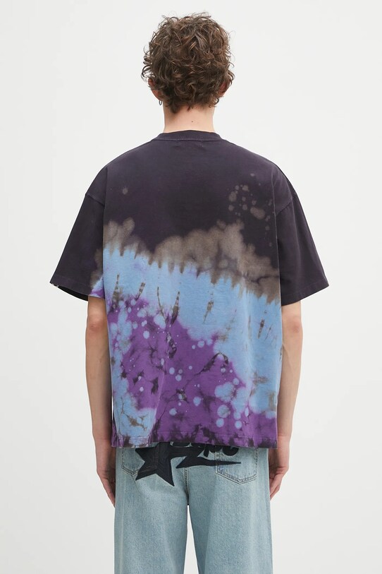 Дрехи Памучна тениска A Bathing Ape Tie dye college 1K80109003 виолетов