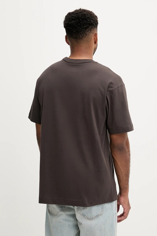 Odzież 47 brand t-shirt bawełniany BC013TMKBRU643621C9 BC013TMKBRU643621C9 szary