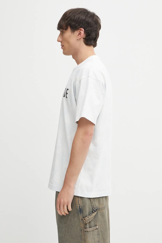 Βαμβακερό μπλουζάκι διπλής όψης Human Made Knitted HM29CS034 λευκό SS25