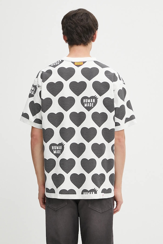 Βαμβακερό μπλουζάκι διπλής όψης Human Made Knitted HM29CS034 μαύρο