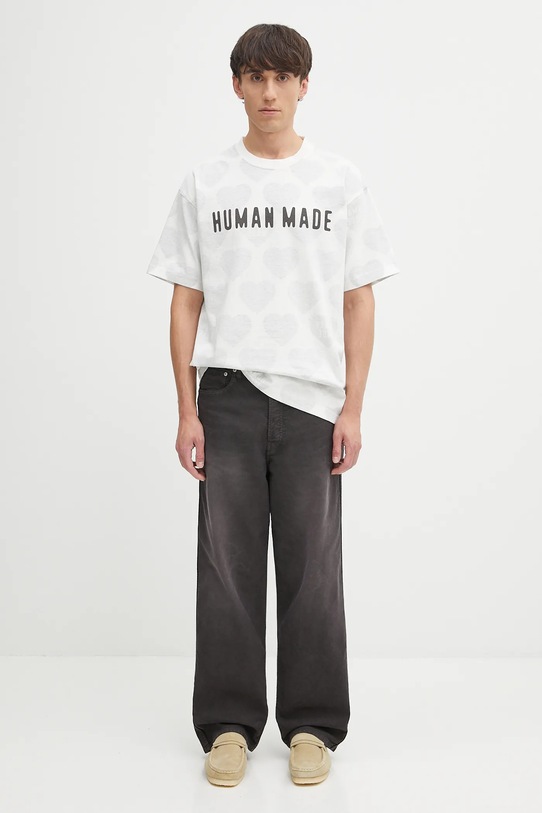 Βαμβακερό μπλουζάκι διπλής όψης Human Made Knitted HM29CS034