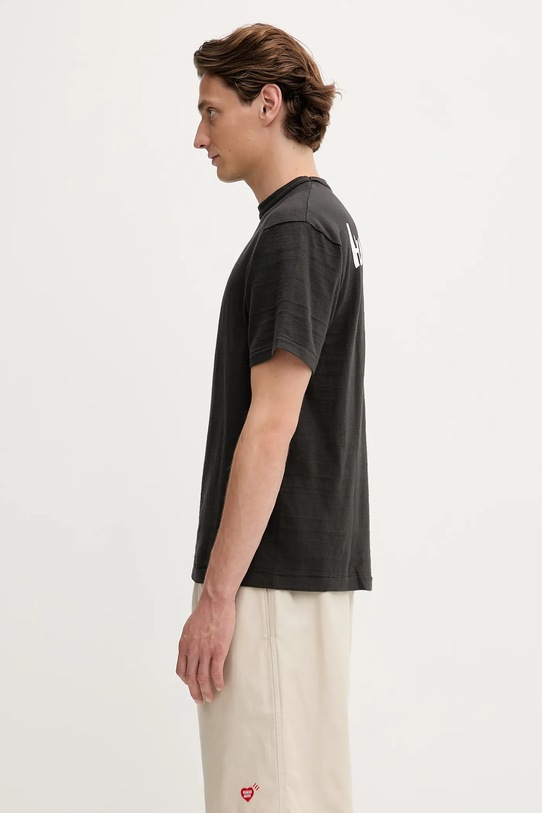 Human Made t-shirt bawełniany Knitted HM29TE013 czarny SS25