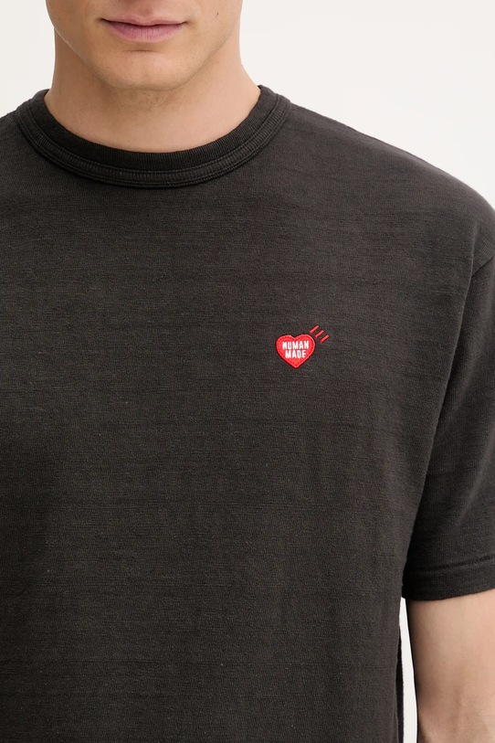 Human Made t-shirt bawełniany Knitted czarny HM29TE013
