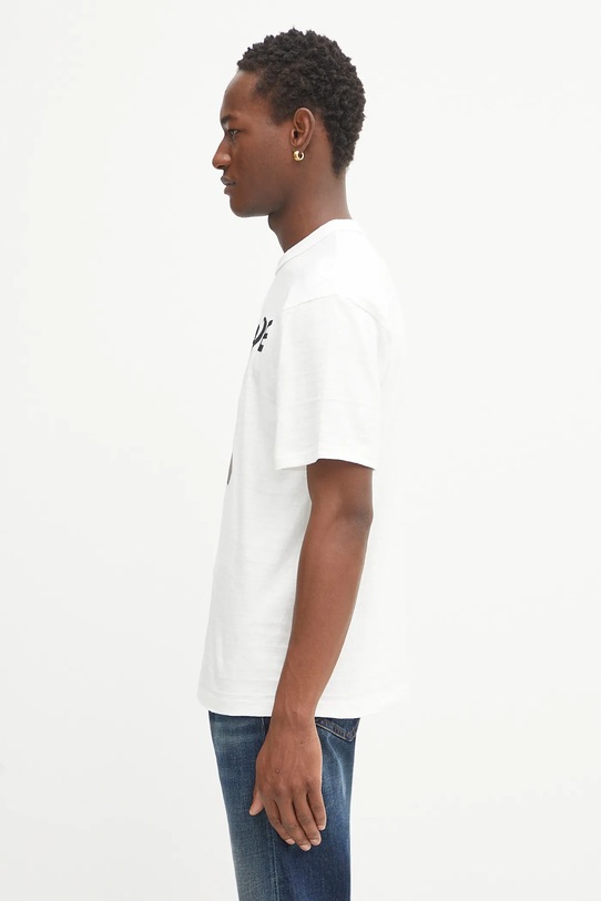 Human Made t-shirt in cotone Knitted HM29TE014 bianco SS25