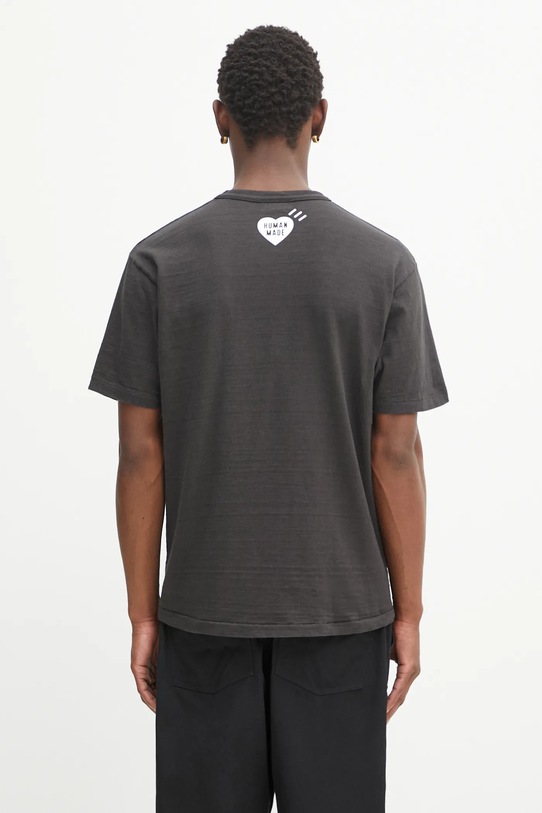 Ρούχα Βαμβακερό μπλουζάκι Human Made Knitted HM29TE014 μαύρο