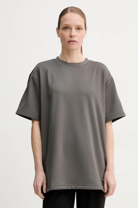 Ρούχα Μπλουζάκι Rains Sintra Fleece Tee 21800.13 γκρί