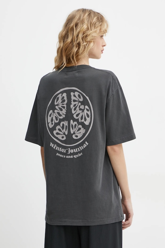 Abbigliamento Samsoe Samsoe t-shirt in cotone SAJOURNAL U24400006 grigio