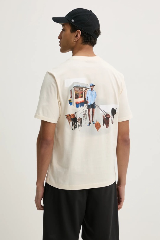 Filling Pieces tricou din bumbac 74499819936 bej