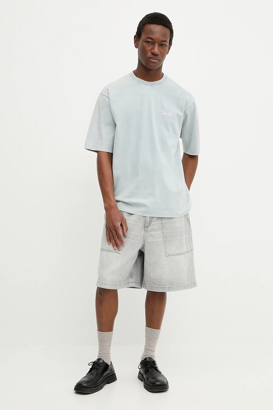 Бавовняна футболка Filling Pieces 74499839980 сірий SS25