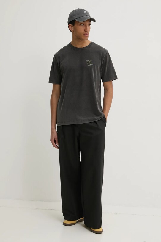 Filling Pieces cotton t-shirt 74499840626 gray SS25