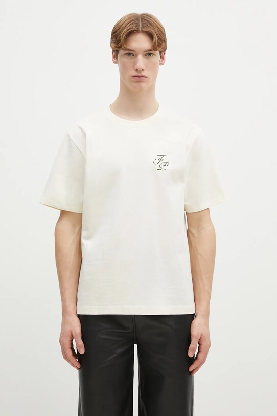 Filling Pieces t-shirt in cotone 74499849936 beige