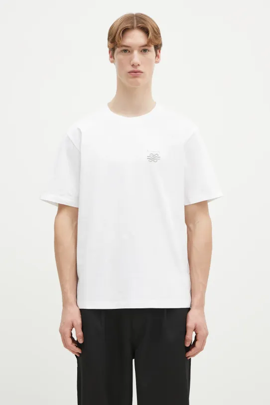 Bavlněné tričko Filling Pieces regular bílá 74499861901